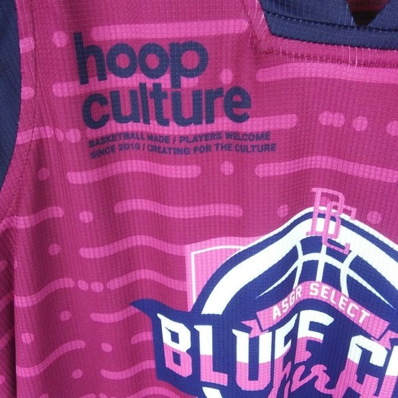 Hoop Culture Bluff City Girls Basketball Jersey, M - Picture 4 of 5